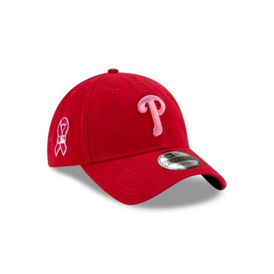 Red Philadelphia Phillies Hat - New Era MLB Mother's Day 9TWENTY Adjustable Caps USA7256409